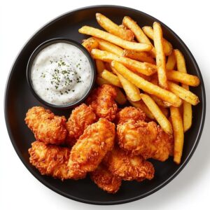 yam chips with turkey wings